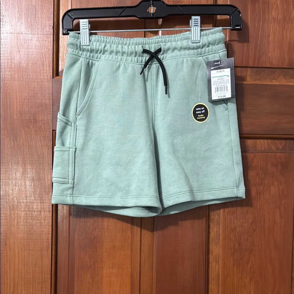 Art Class Green Kids Shorts